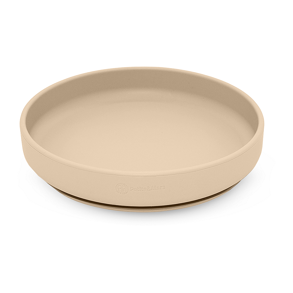 PETITE&MARS Tanier silikónový s prísavkou take&match desert sand 6m+