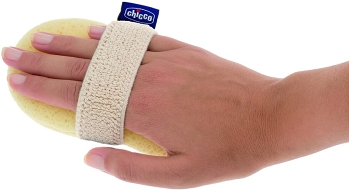 CHICCO Hubka/rukavica na kúpanie Baby Moments