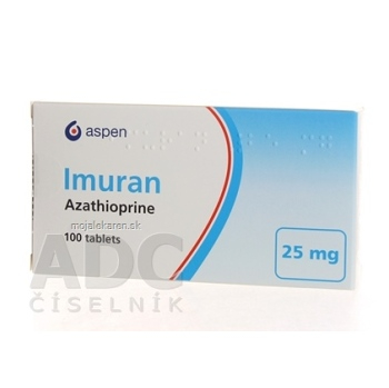 Imuran 25 mg tbl flm (blis.PVC/Al) 1x100 ks (Lieky na predpis)