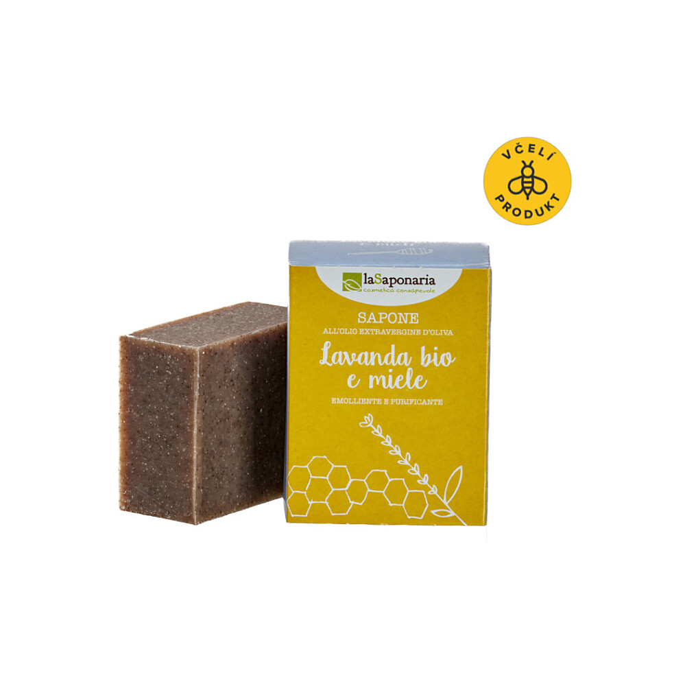 E-shop LA SAPONARIA Tuhé olivové mydlo BIO Med a levanduľa 100 g