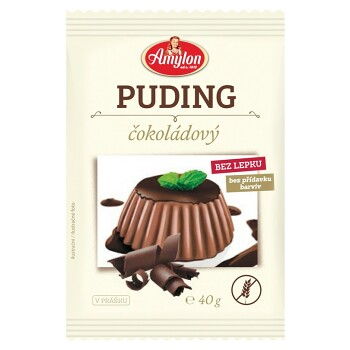 AMYLON Puding čokoládový bez lepku 40 g
