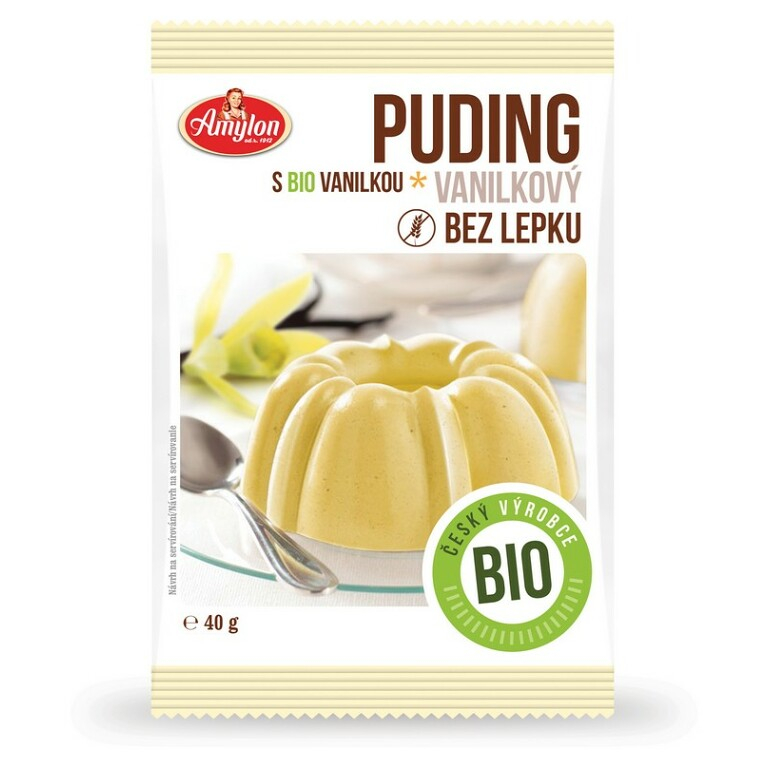 E-shop AMYLON Puding vanilkový Amylon 40 g BIO