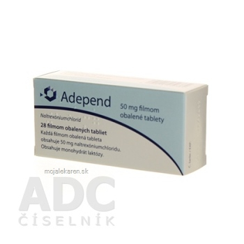 Adepend 50 mg filmom obalené tablety tbl flm 1x28 ks