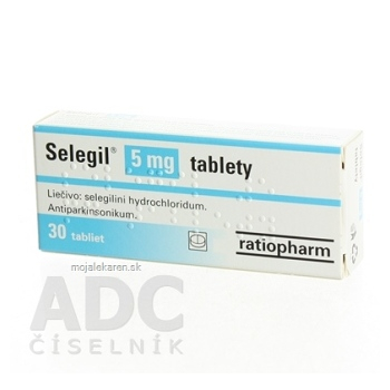 SELEGIL 5MG tbl 1x30 ks (Lieky na predpis)