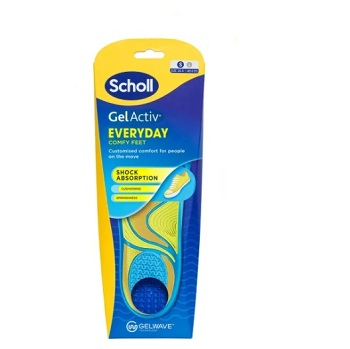 SCHOLL GelActiv everyday gelové vložky large 1 pár (Vložky do topánok) - Antibakteriálne, Ortopedické, Zdravotnícke, Ochranný
