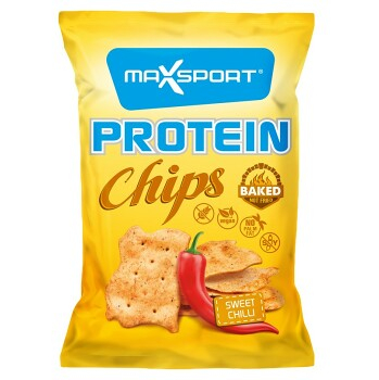 MAXSPORT Protein Chips sladké chilli 45 g (Zeleninové zemiačiky, chipsy) - Proteinové, Slané