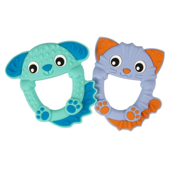 E-shop PLAYGRO Silikónové hryzadlá zvieratká 2 kusy