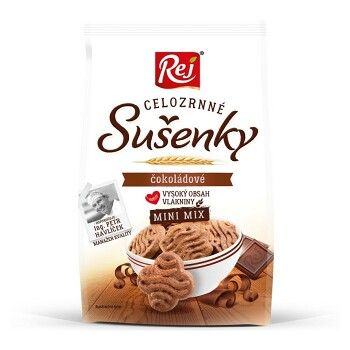 REJ Sušienky celozrnný mix čokoládové 190 g