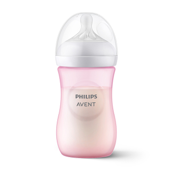 PHILIPS AVENT Fľaša Natural Response 260 ml, 1m+, ružová