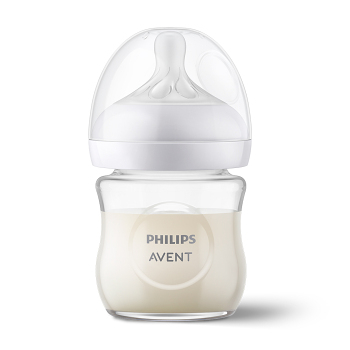 PHILIPS AVENT Fľaša Natural Response sklenená 120 ml 0m+