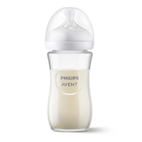 PHILIPS AVENT Fľaša Natural Response sklenená 240 ml 1m+