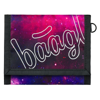 BAAGL Peňaženka galaxy fialová