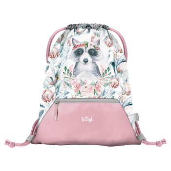 BAAGL Školské vrecko mýval (Vrecká na obuv a vreckáre)