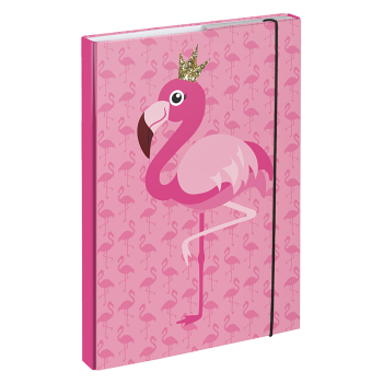 BAAGL Dosky na školské zošity A4 plameniak (Dosky na zošity)