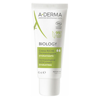 A-DERMA Biology Dermatologický výživný krém hydratačný 40 ml