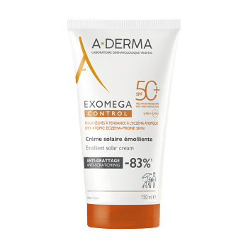 A-DERMA Exomega Control Emolienčný krém SPF50+ 150 ml