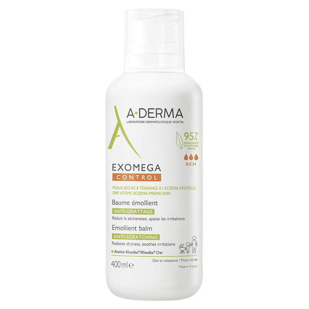 A-DERMA Exomega Control Emolienčný balzam 400 ml kúpite na Mojalekaren.sk