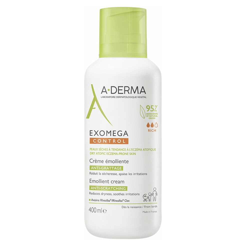 A-DERMA Exomega Control Emolienčný krém 400 ml kúpite na Mojalekaren.sk