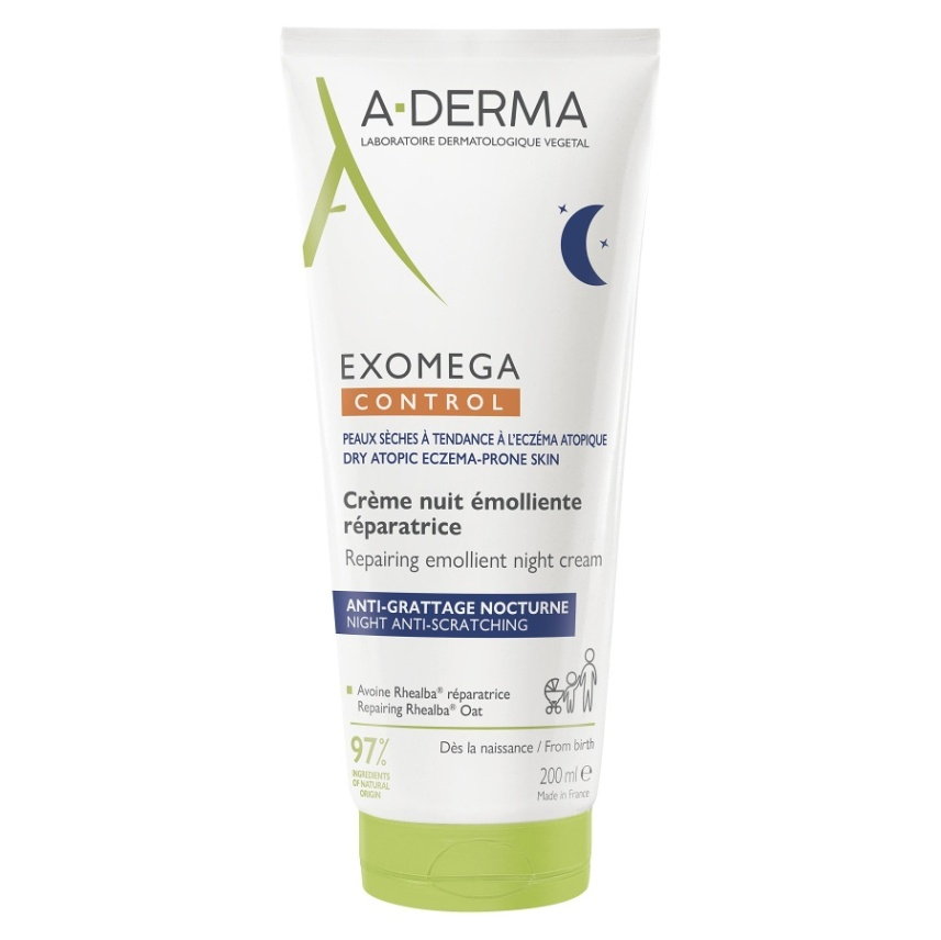 A-DERMA EXOMEGA CONTROL nočný krém 200ml