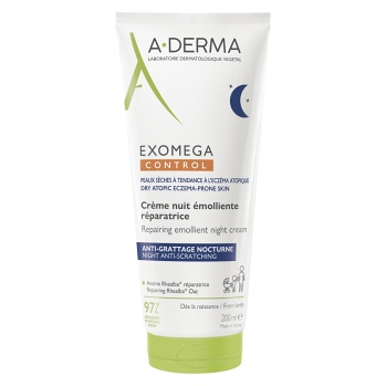 A-DERMA Exomega Control Emolienčný nočný krém 200 ml