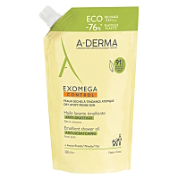 A-DERMA Exomega Control Sprchový olej náhradná náplň 500 ml