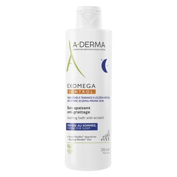 A-DERMA Exomega Control Upokojujúci kúpeľ 200 ml (Dermokozmetika pre deti) - Dermokozmetika