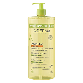 A-DERMA Exomega CONTROL Zvláč.sprchový olej 1000ml (Dermokozmetika sprchovania a umývanie) - Dermokozmetika