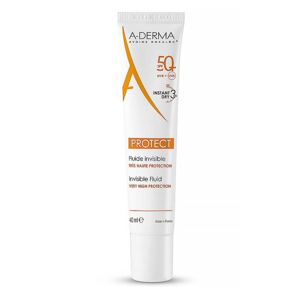 A-DERMA PROTECT transparentný fluid SPF50+ 40ml
