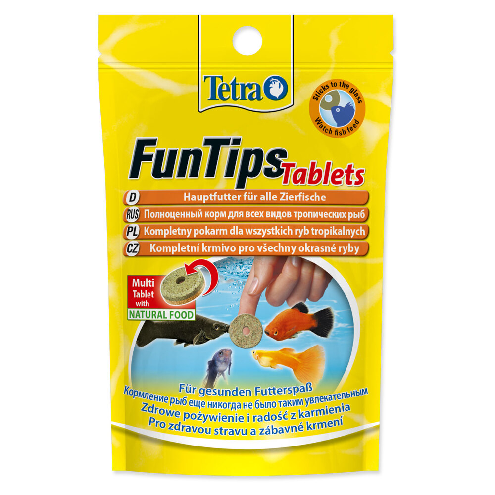 Krmivo Tetra Fun Tips Tablets 20 tbl.