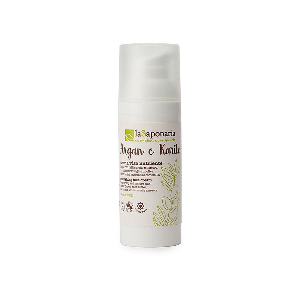 E-shop LA SAPONARIA Vyživujúci krém s arganovým olejom BIO 50 ml