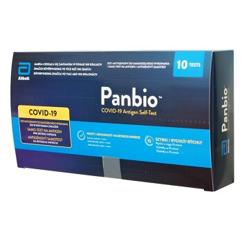 ABBOTT Panbio Covid-19 Antigen Self-test 10 kusov, expirácie
