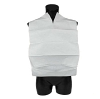 ABENA Podbradník s vreckom biely 100 kusov