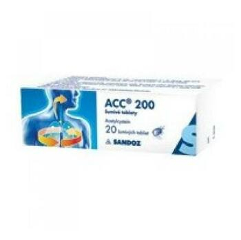 ACC 200 šumivé tablety tbl eff 200 mg (tuba Al) 1x20 ks