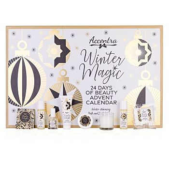 ACCENTRA Adventný kalendár Winter Magic 24ks prekvapenie (Kozmetické balíčky)