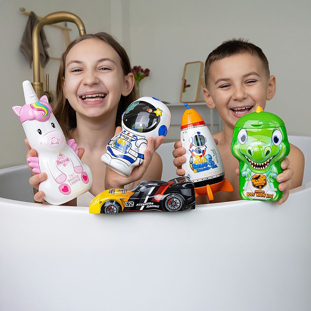 E-shop ACCENTRA Dinopark adventure 2v1 šampón a sprchový gél jablko 400 ml