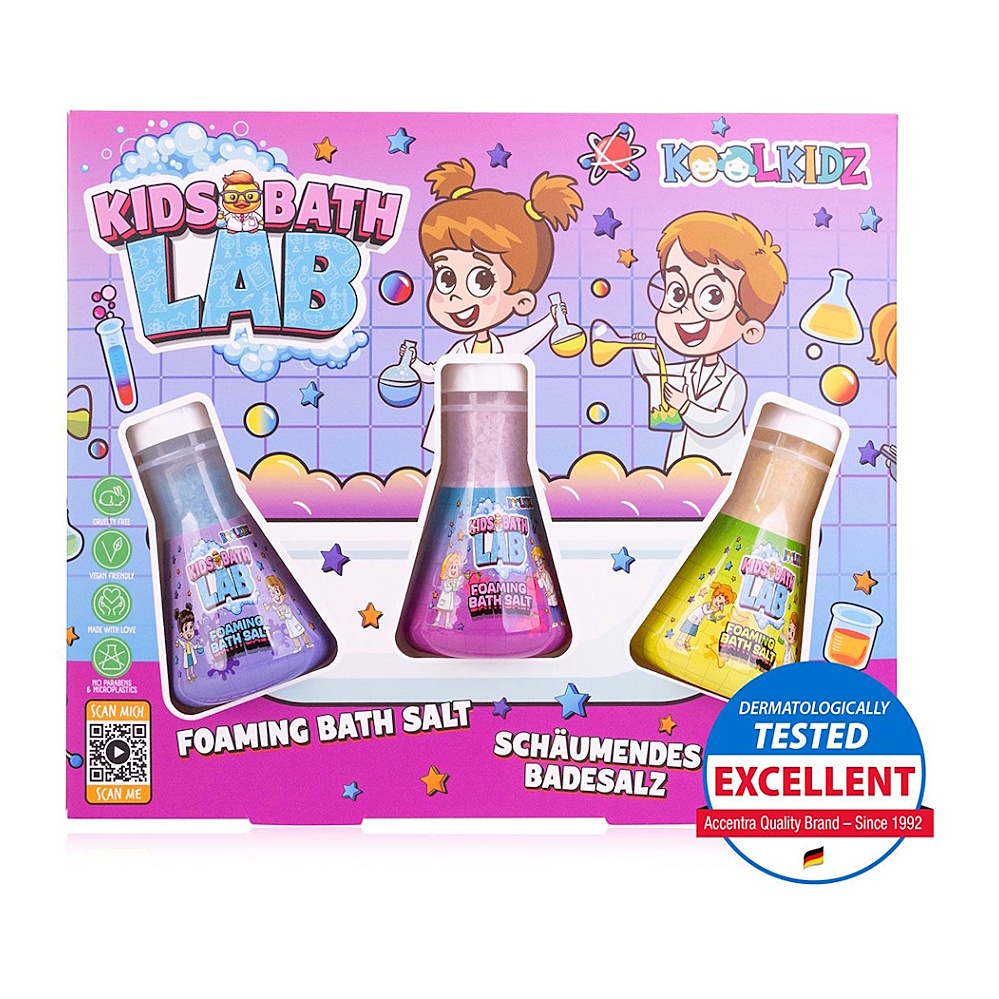E-shop ACCENTRA Koolkidz penivá kúpeľová soľ 3 x 80 g