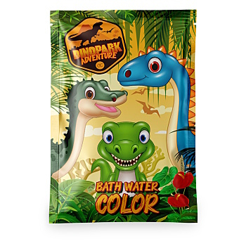 ACCENTRA Kúpeľ farebná Dinopark adventures s efektom zmeny farby 80 g (Šumivé bomby do kúpeľa a kúpeľové gule) - Penivé, Šumivé