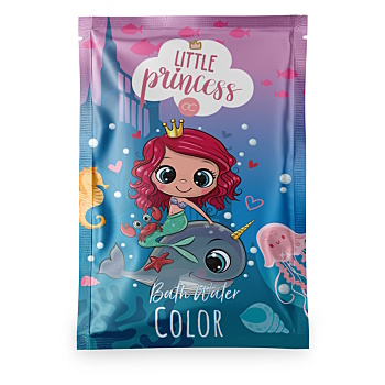 ACCENTRA Kúpeľ farebná Little princess s efektom zmeny farby 80 g (Peny a potreby do kúpeľa)