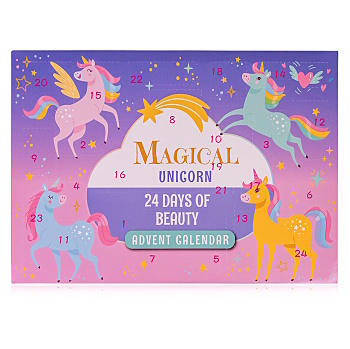 ACCENTRA Magical unicorn adventný kalendár 24 kusov (Detské kozmetické sady) - Dekoratívne