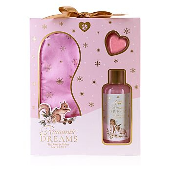 ACCENTRA set kúpeľový Romantic Dreams s maskou na spanie (Kozmetické balíčky) - Hydratačný