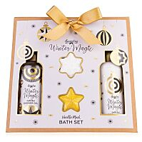 ACCENTRA Kúpeľový set Winter Magic s fizzermi Darčekové balenie