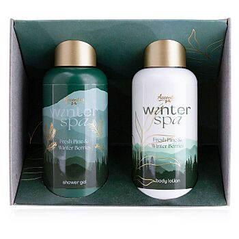 ACCENTRA Kúpeľový set Winter Spa 2 kusy Darčekové balenie (Kozmetické balíčky) - Hydratačný