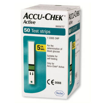 ACCU-CHEK Active testovacie prúžky 50 kusov