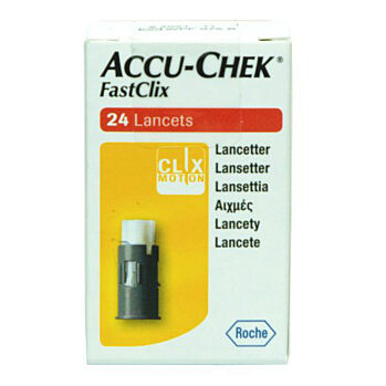 ACCU-CHEK Fastclix lancety 24 kusov (Sterilné lancety)