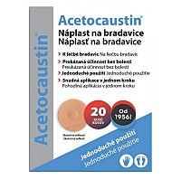 ACETOCAUSTIN Náplasť na bradavice 20 kusov