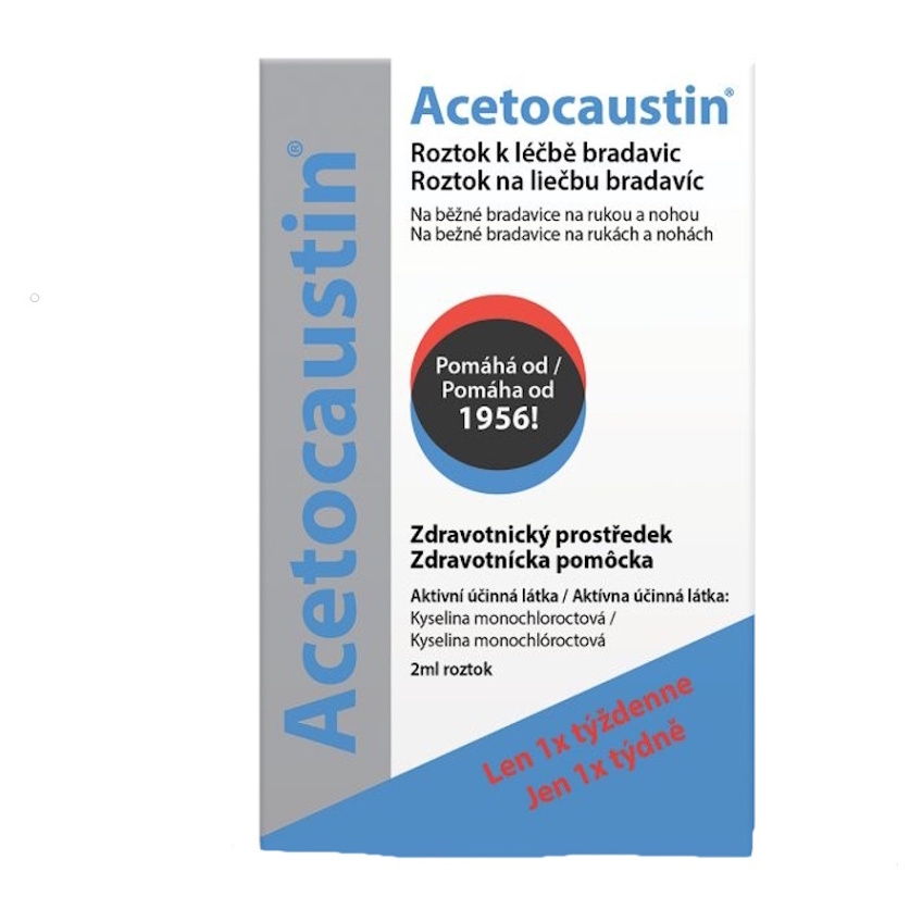 E-shop ACETOCAUSTIN Roztok k liečbe bradavíc 2 ml