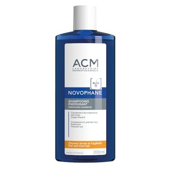 ACM Novophane Posilňujúci šampón 200 ml (Dermokozmetika na vlasy) - Vyživujúce, Väčší objem, Dermokozmetika