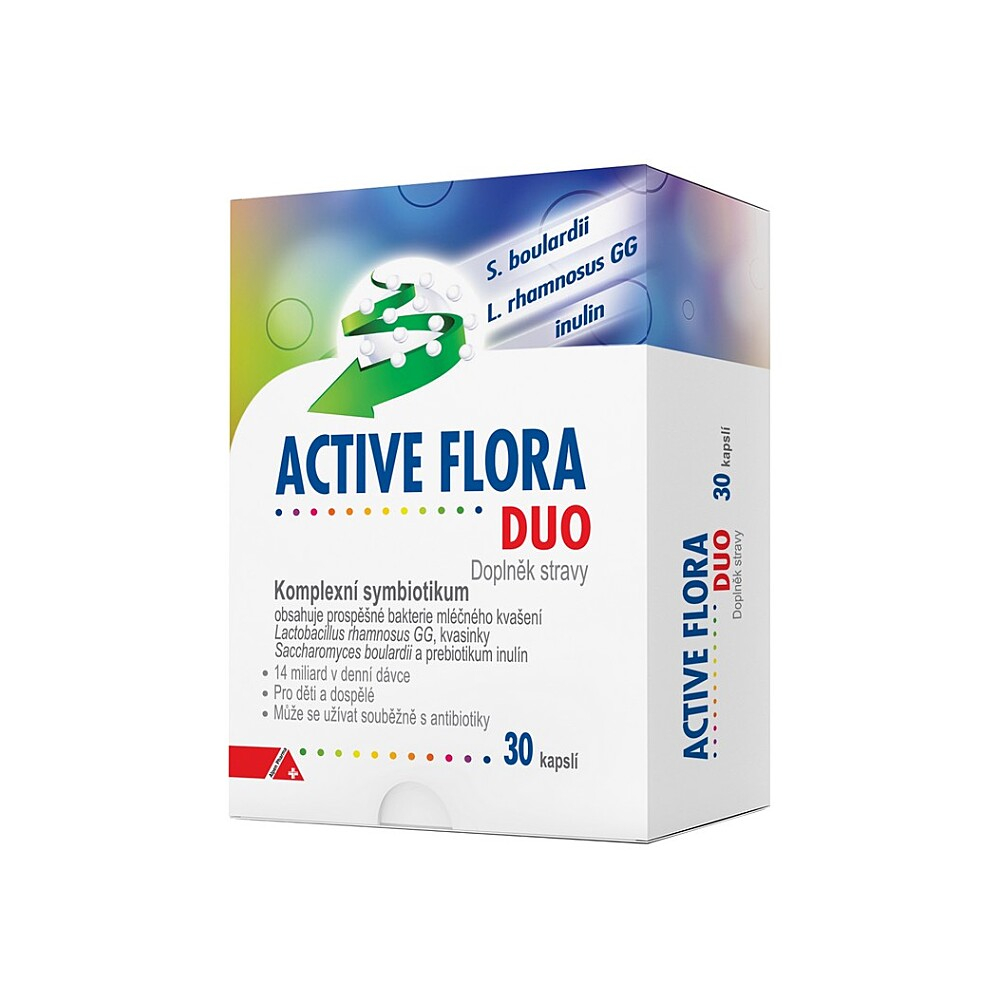 ACTIVE FLORA DUO kombinácia živých mikroorganizmov s inulínom 30cps