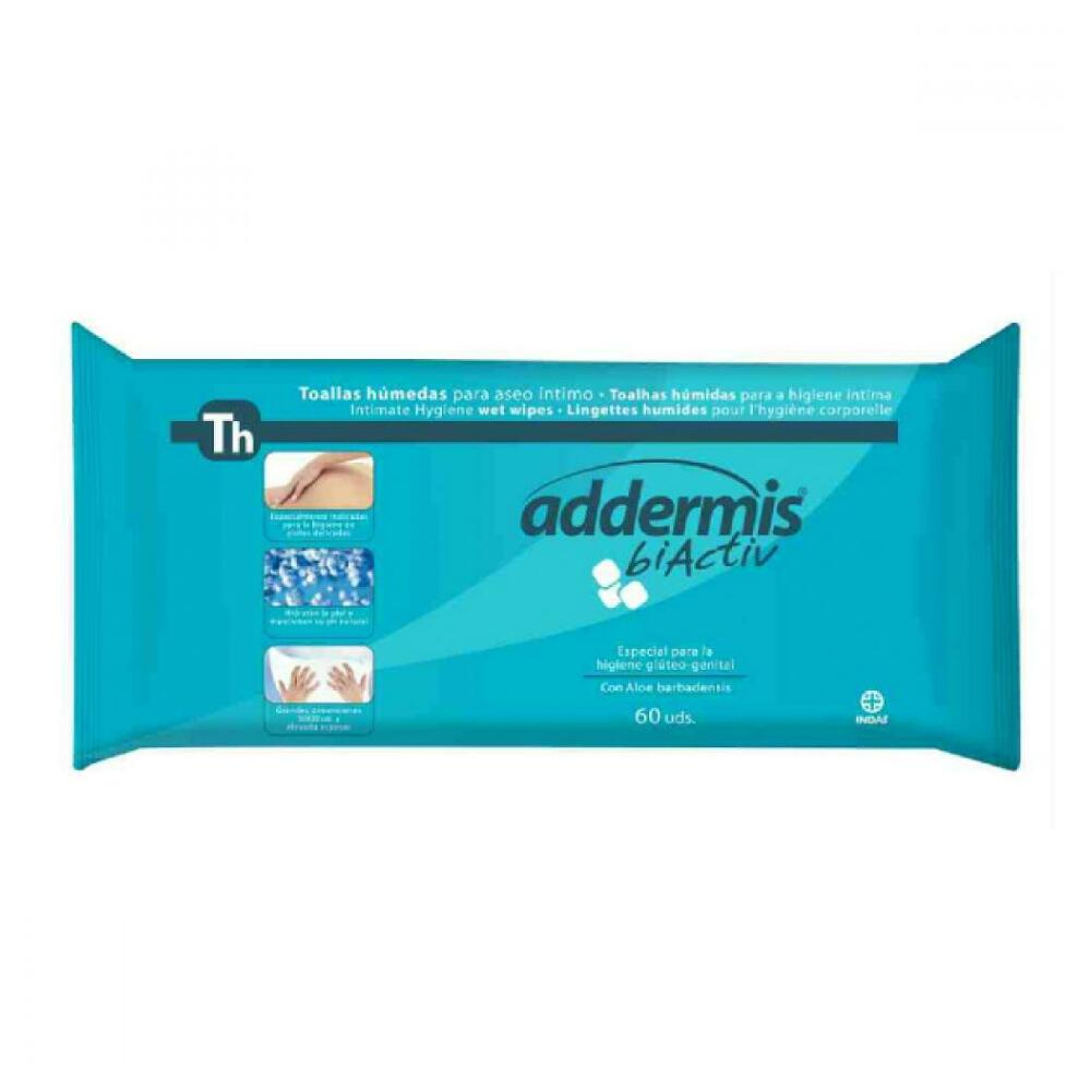 Addermis biActiv vlhčené utierky 60 kusov kúpite na Mojalekaren.sk