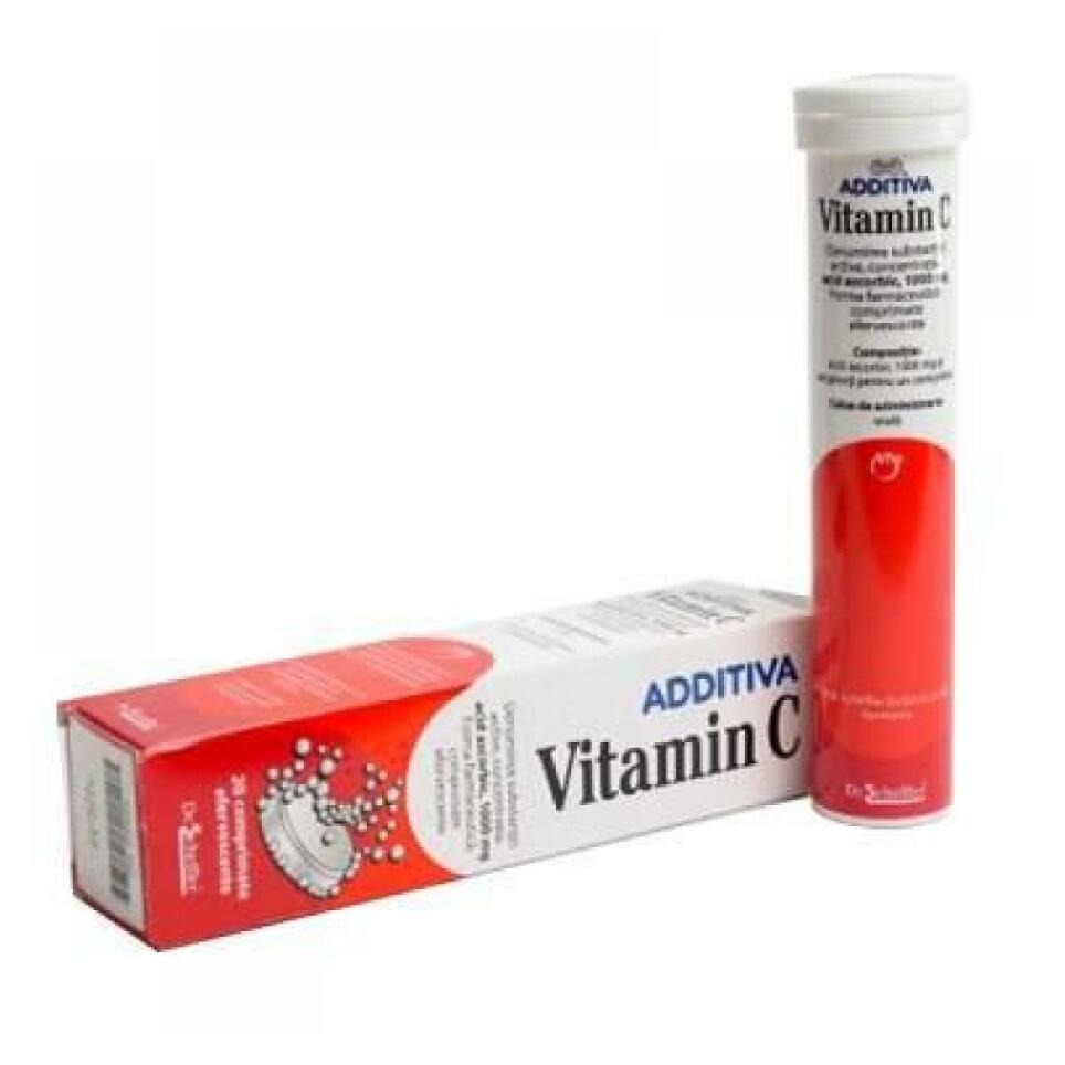 ADDITIVA VITAMÍN C Blutorange šumivé tablety 20 ks kúpite na Mojalekaren.sk